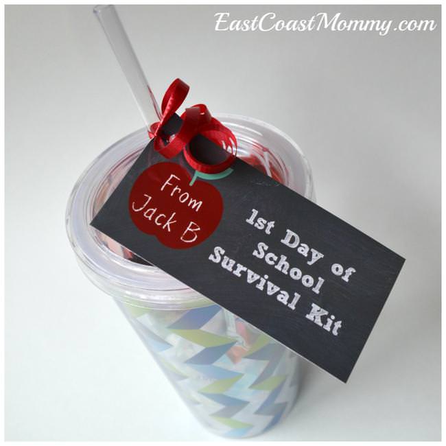 first day of school teacher gift survival kit-jpg